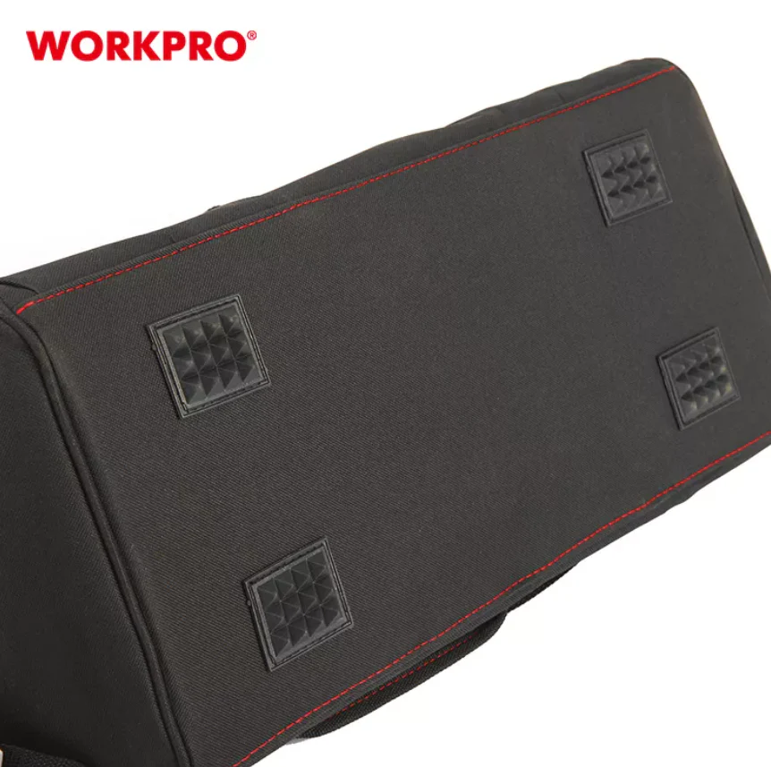 حقيبة تخزين أدوات WORKPRO بسحاب علوي وفم واسع 14 بوصة حقيبة تخزين أدوات WORKPRO بسحاب علوي وفم واسع 14 بوصة