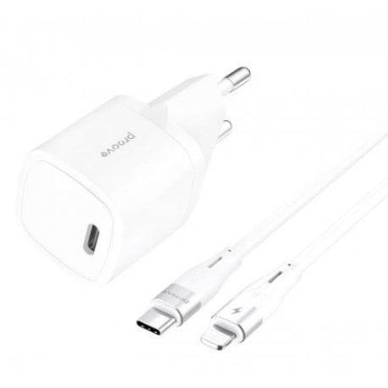 Proove Silicone Power 20W Charger + Type-C to Lightning Cable
