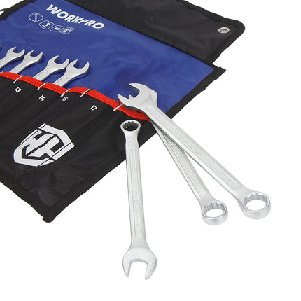 Workpro 9-Piece Combination Wrench Set (8-19mm) – view 2