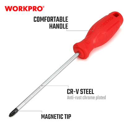 WORKPRO PH3 Phillips Screwdriver - 150mm – view 2