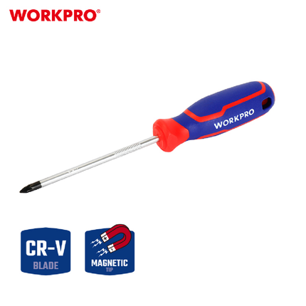 WORKPRO Professional Hardened Phillips PH2 Screwdriver 250mm