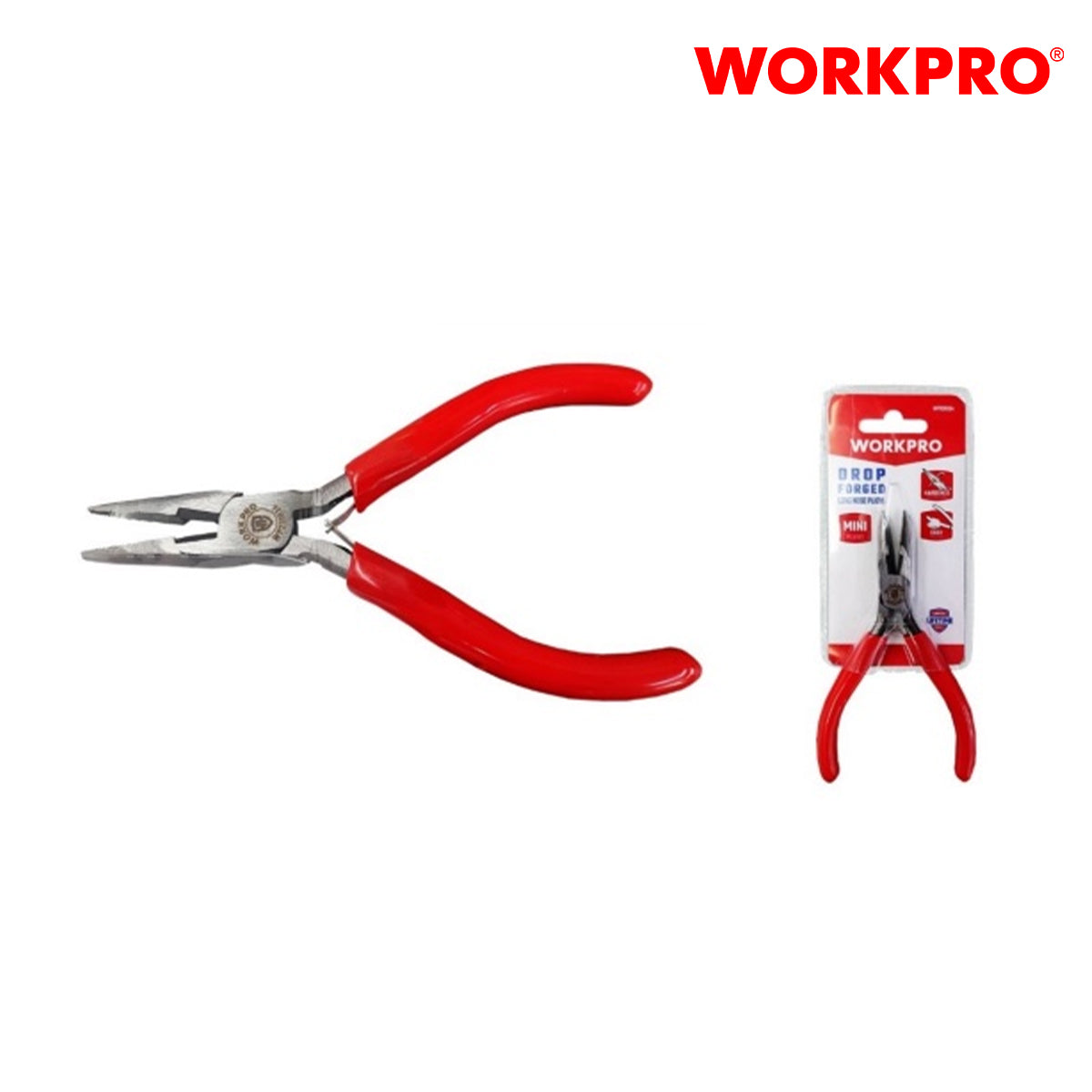كماشة WorkPro أنف طويل صغيرة مقاس 6 انش كماشة WorkPro أنف طويل صغيرة مقاس 6 انش