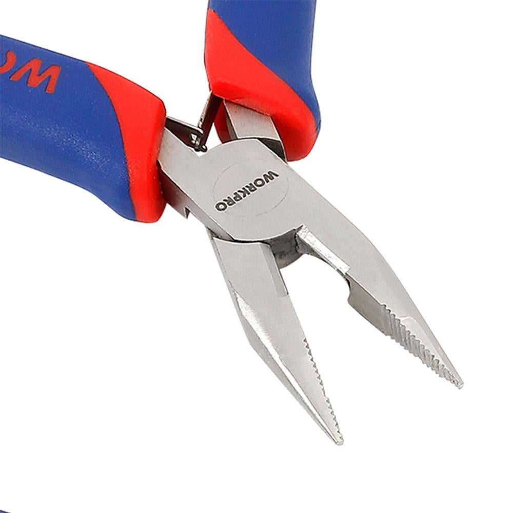 كماشة صغيرة أنف طويل 5 انش WorkPro كماشة صغيرة أنف طويل 5 انش WorkPro