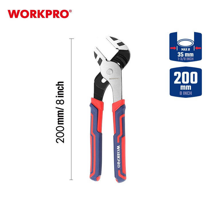 كماشة مفصلية 8 انش CR-NI WorkPro كماشة مفصلية 8 انش CR-NI WorkPro