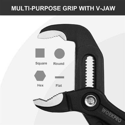 WORKPRO 10-Inch Industrial Locking Pliers 250mm – view 3