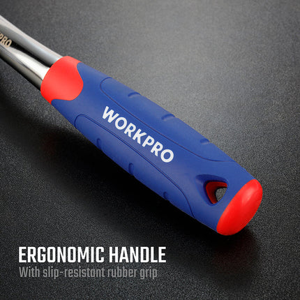 Workpro 3/8" Drive Double Drive Ratchet Handle – view 3