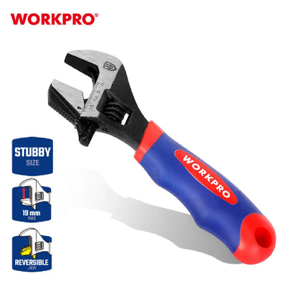 WORKPRO 6-Inch 2-in-1 Adjustable Wrench (WP272080)
