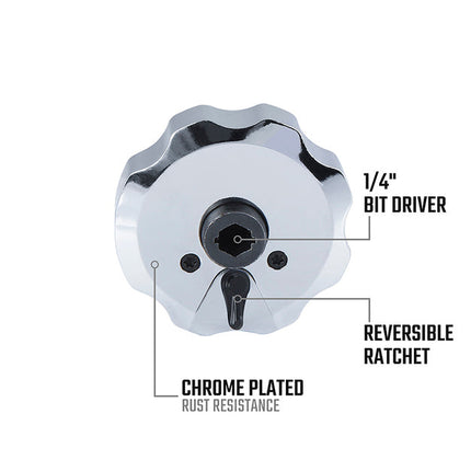 Workpro 1/4" Drive Finger Ratchet – view 2