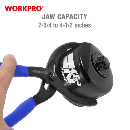 WORKPRO WP319010 Adjustable Oil Filter Wrench 300mm – view 3