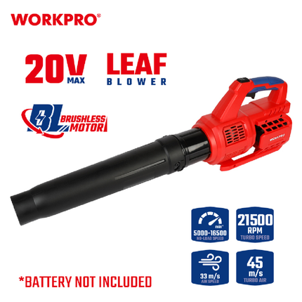 WORKPRO 20V Brushless Cordless Leaf Blower WP394005