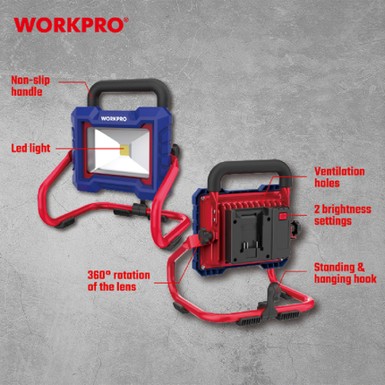 WORKPRO WP397000 20V LED Work Light – view 3
