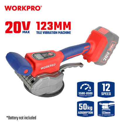 WORKPRO 20V Cordless Tile Vibrator
