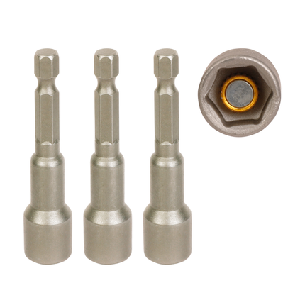 WORKPRO 3-Piece 10mm × 100mm Magnetic Nut Driver Set (WP408251)