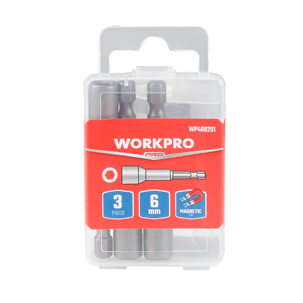 WORKPRO 3-Piece 10mm × 100mm Magnetic Nut Driver Set (WP408251) – view 2