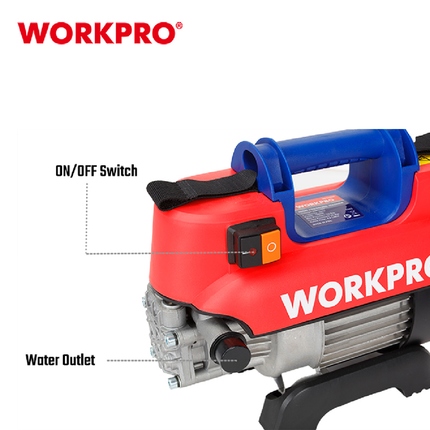 WORKPRO 75 Bar 1000W Electric Pressure Washer – view 3