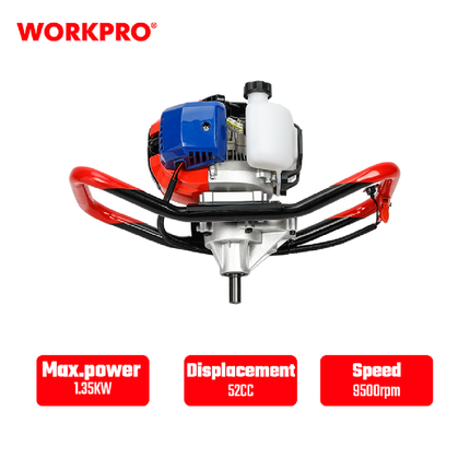 WORKPRO 1.35 kW Gasoline Earth Auger WP424006 – view 4