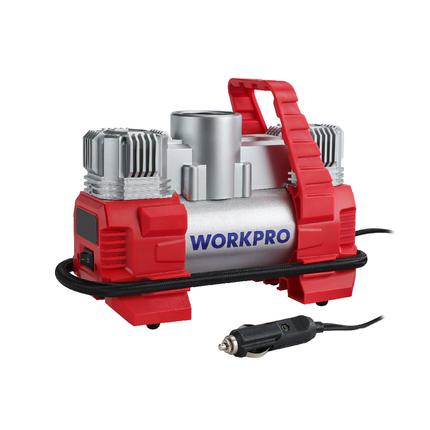 WORKPRO 12V Dual Piston Car Air Compressor WP460801