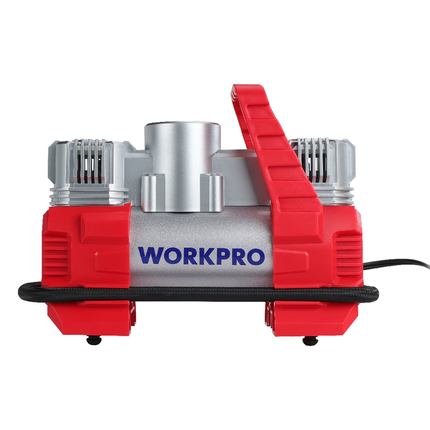 WORKPRO 12V Dual Piston Car Air Compressor WP460801 – view 3