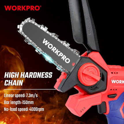 WORKPRO 12V Electric Chain Saw WP461604 – view 3