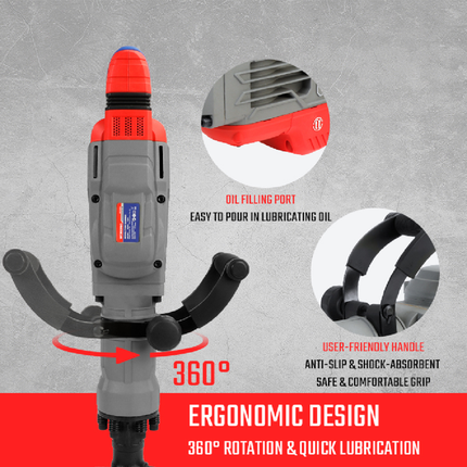 WORKPRO WP470607 Demolition Hammer - 1700W – view 2