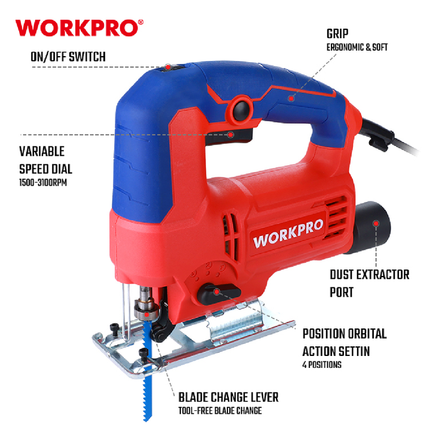 WORKPRO WP471000CE 710W Professional Jigsaw – view 2