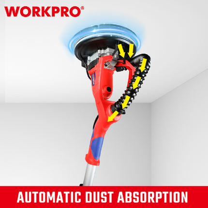 WORKPRO 1050W Electric Drywall Sander 215mm – view 4