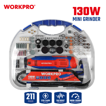 WORKPRO 130W Electric Mini Grinder WP472411CE
