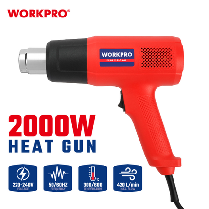 WORKPRO 2000W Professional Heat Gun WP474004