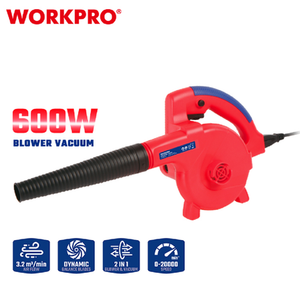 WORKPRO WP476002CE 600W Blower and Vacuum Cleaner