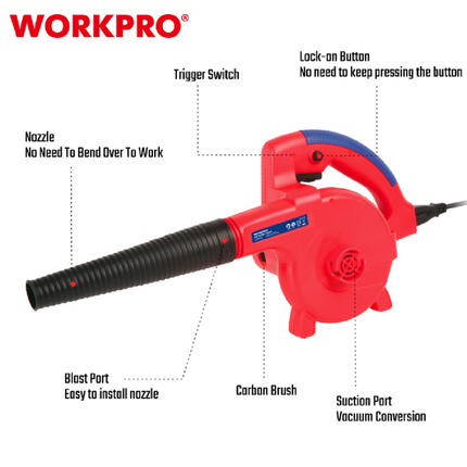 WORKPRO WP476002CE 600W Blower and Vacuum Cleaner – view 2