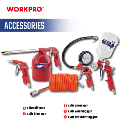 WORKPRO 5-Piece Air Tool Kit WP512000 – view 5