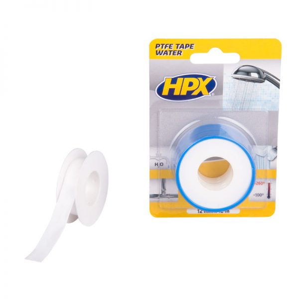 PTFE water sealing tape - white 12mm x 12m hpx