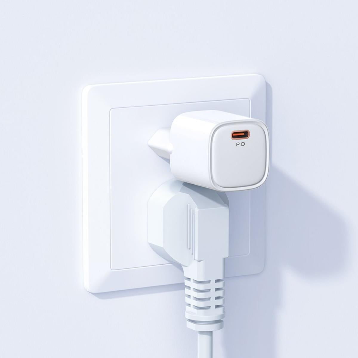 شاحن Mcdodo PD سريع 20 واط CH-4020 - أبيض شاحن Mcdodo PD سريع 20 واط CH-4020 - أبيض