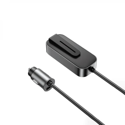 WIWU Wi-QC014 120W PD+QC Kirsite Extend Fast Car Charger Multi-Port - Black