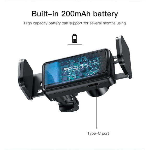 حامل هاتف Electric قابل للتمديد للسيارة من Yesido C133 حامل هاتف Electric قابل للتمديد للسيارة من Yesido C133