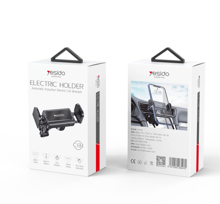 حامل هاتف Electric قابل للتمديد للسيارة من Yesido C133 حامل هاتف Electric قابل للتمديد للسيارة من Yesido C133