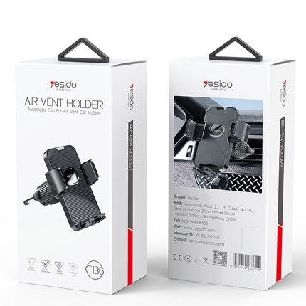 Yesido C136 Automatic Clip Air Vent Car Phone Holder