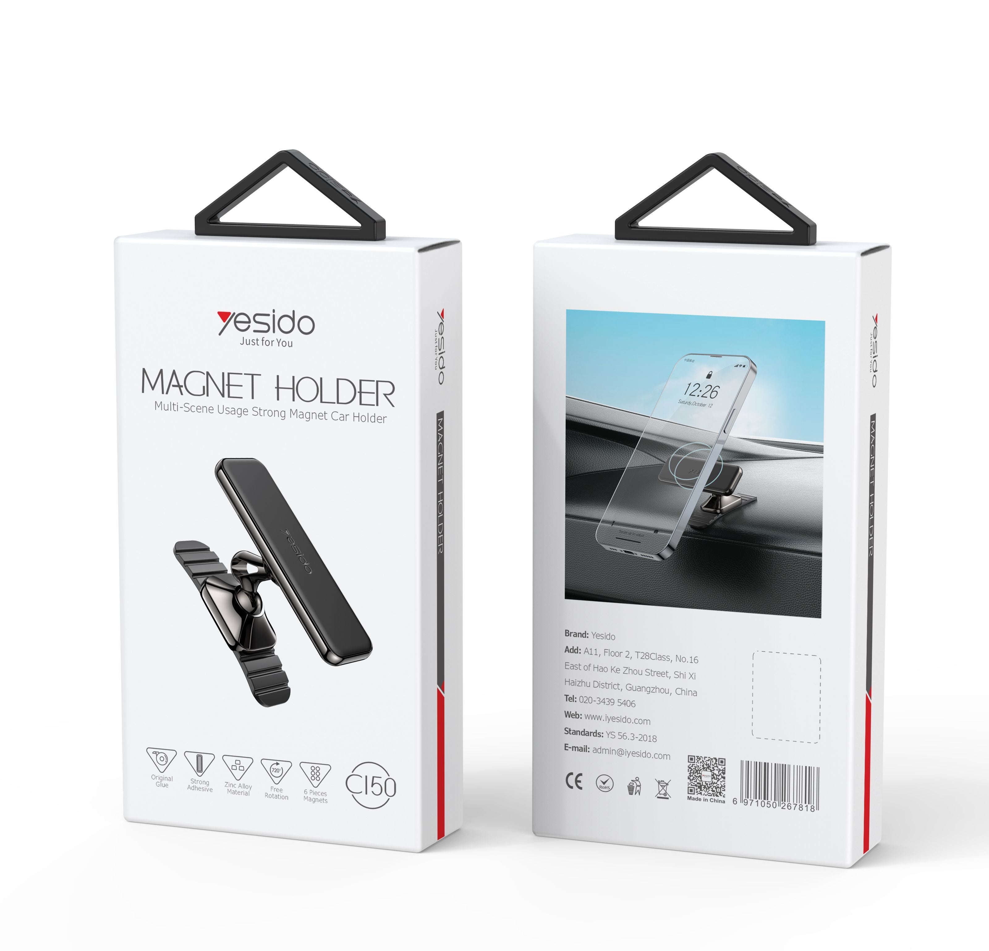 حامل Suction Bracket المغناطيسي Yesido C150 حامل Suction Bracket المغناطيسي Yesido C150