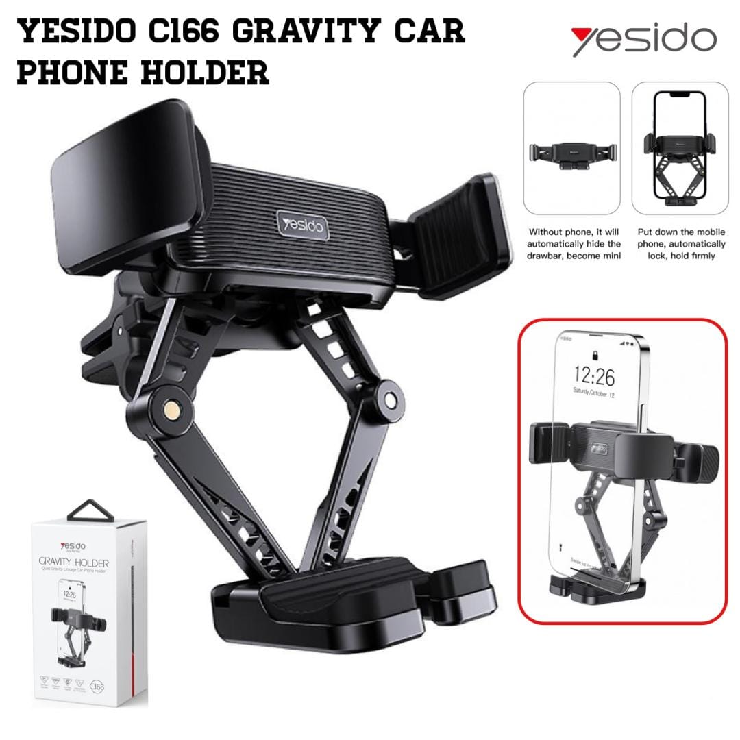 حامل Gravity للسيارة C166 من Yesido حامل Gravity للسيارة C166 من Yesido