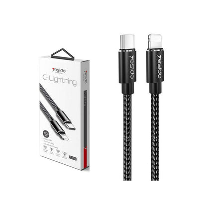 كابل بيانات و شحن من Type-C إلى Lightning من Yesido CA107