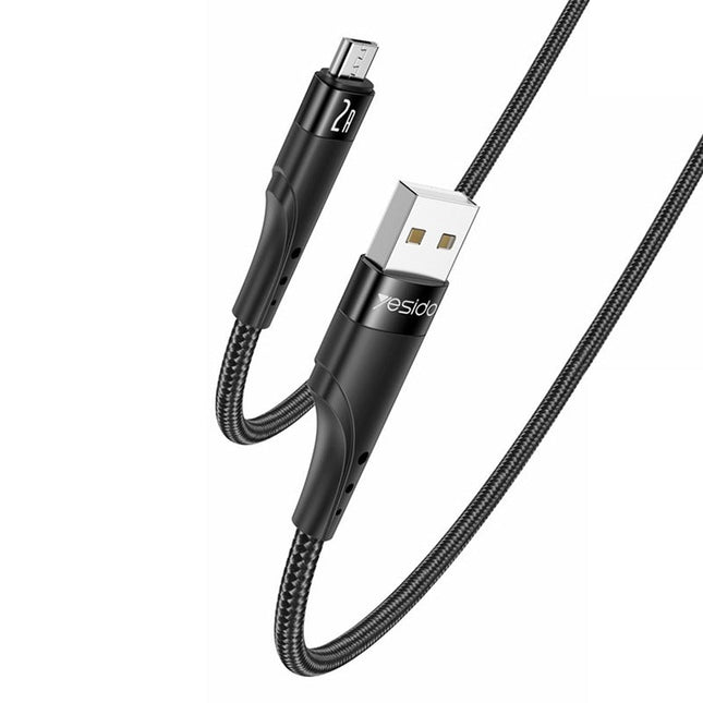 كابل بيانات و شحن سريع  USB بطول 3 متر وقوة 2 أمبير من Yesido CA109MICRO