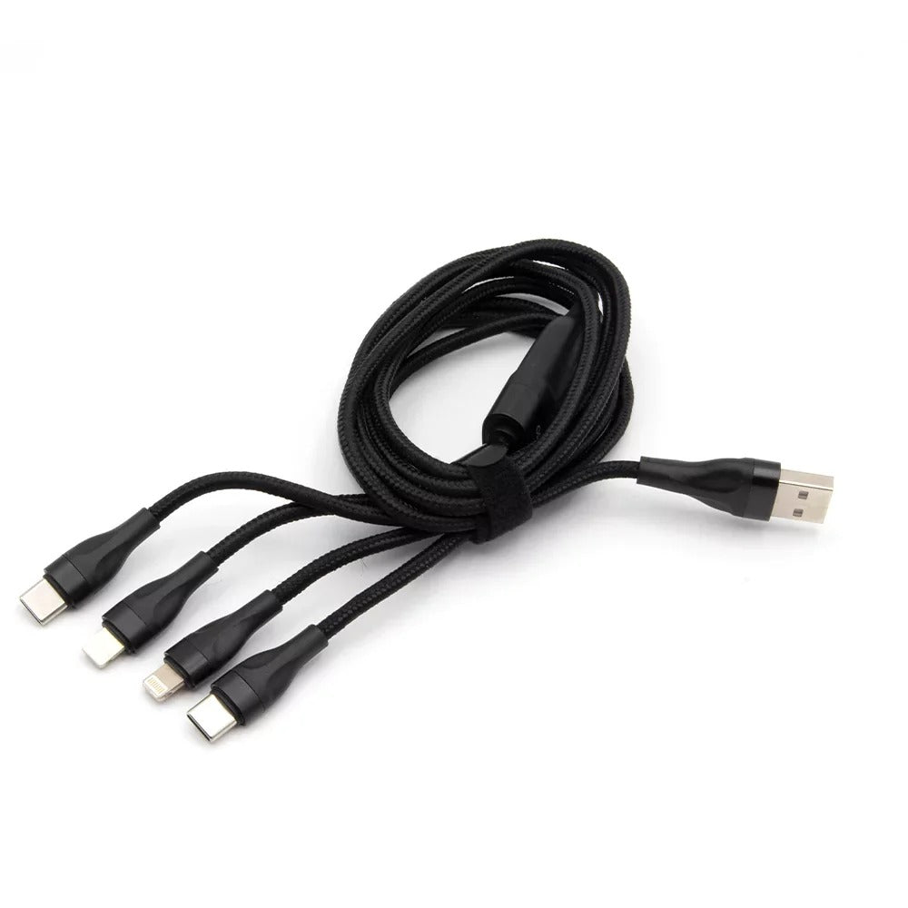كابل شحن USB إلى 4 منافذ من Yesido CA111 كابل شحن USB إلى 4 منافذ من Yesido CA111