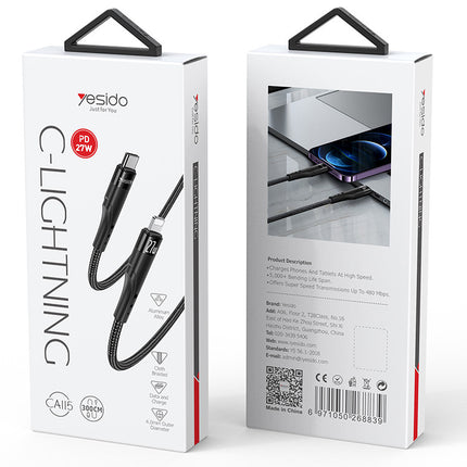Yesido CA115 3M 27W PD Data Cable