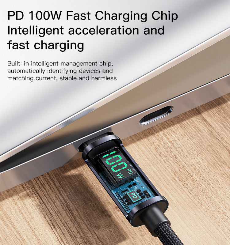Yesido CA158 100W USB-C to USB-C Data Cable Yesido CA158 100W USB-C to USB-C Data Cable