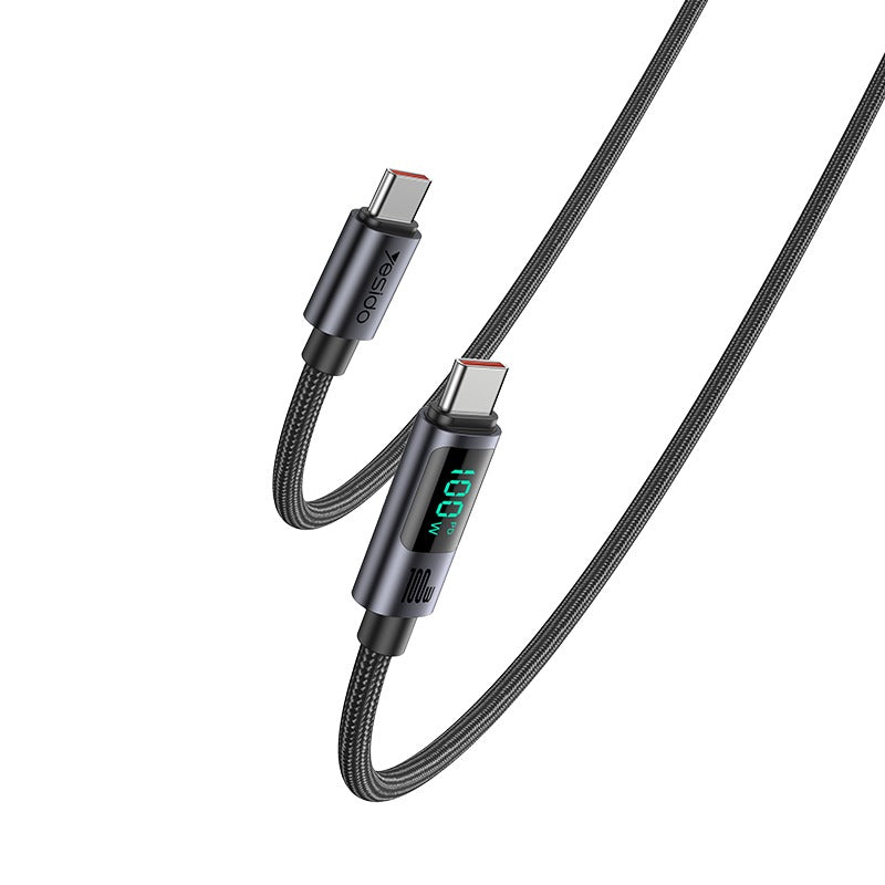 Yesido CA158 100W USB-C to USB-C Data Cable Yesido CA158 100W USB-C to USB-C Data Cable