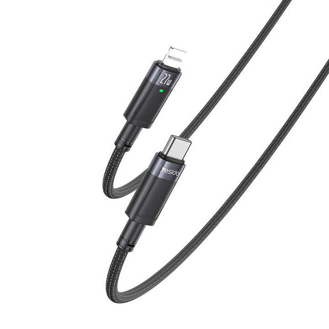 Yesido CA159 27W USB-C to Lightning Auto Disconnect Charging Data Cable