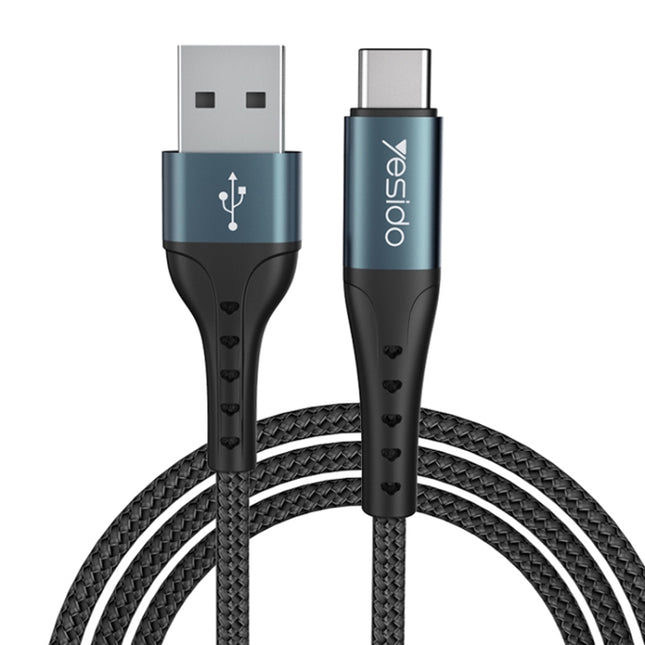 كابل بيانات شحن سريع USB CA62 بطول 1.2 متر وقوة 2.4 أمبير من Yesido لType-C