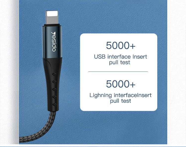 Yesido CA63 2M 2.4A USB Data Cable for Lightning (iPhone) Yesido CA63 2M 2.4A USB Data Cable for Lightning (iPhone)
