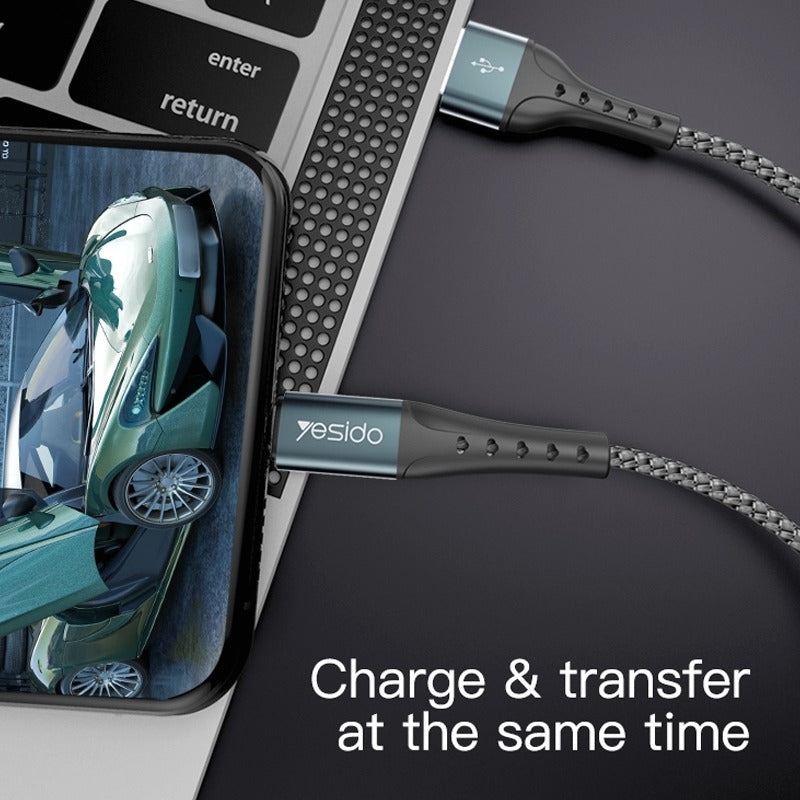 Yesido CA63 2M 2.4A USB Data Cable for Lightning (iPhone) Yesido CA63 2M 2.4A USB Data Cable for Lightning (iPhone)