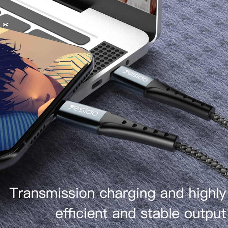 Yesido CA64 Type-C to Lightning Data Cable 1.2M / 2.4A Yesido CA64 Type-C to Lightning Data Cable 1.2M / 2.4A